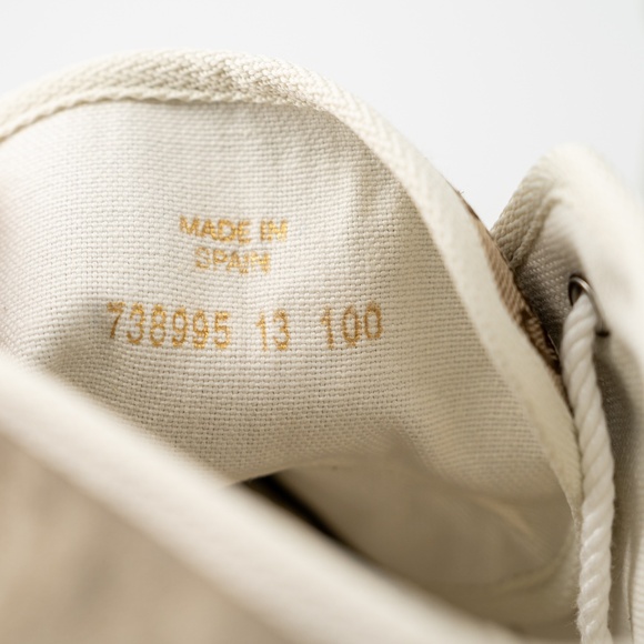 size 13G - Gucci GG Canvas Monogram Sneakers Tortuga Beige High Top main image 6